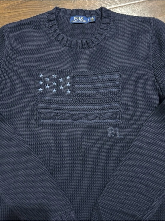 Ralph Lauren Sweaters - Ralph Lauren American Flag Special Edition Sweater Iconic Crew Neck